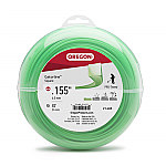 Gatorline Square Green Trimmer Line .155" Ga. 1 lb. Donut / 21-455